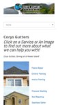 Mobile Screenshot of corysgutters.com